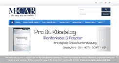 Desktop Screenshot of m-cab.de
